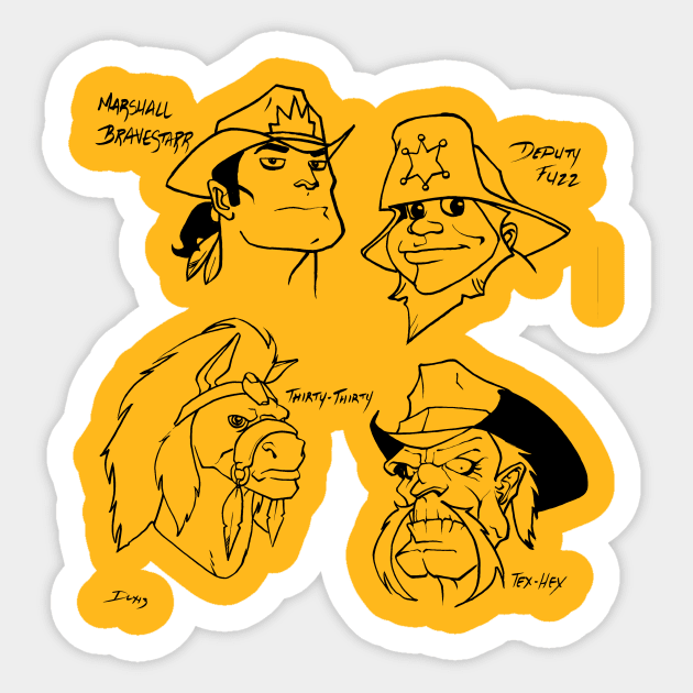 Bravestarr Sketchdraw Sticker by AFTERxesH